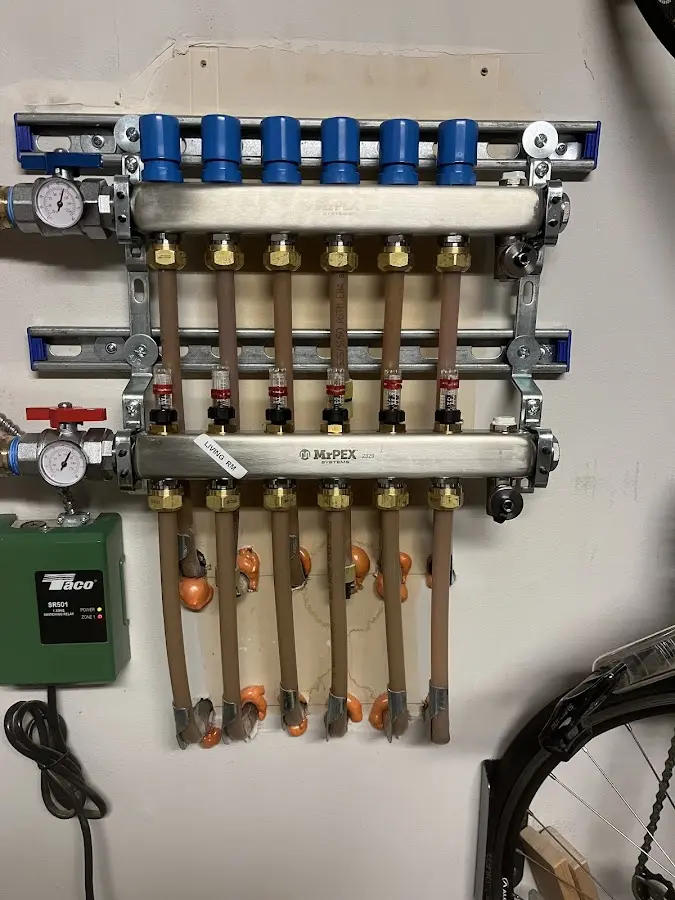 Plumber performing Leak Detection at a residential property in Parma